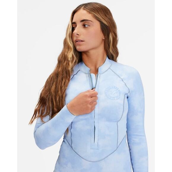 BILLABONG• 1/1 SALTY DAYZ LIGHT LONG SLEEVE SPRING SUIT WAVE WASH - Picture 13 of 17
